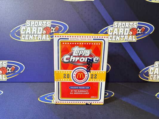 2022 Topps Chrome McDonald's All American Basketball Blaster Box