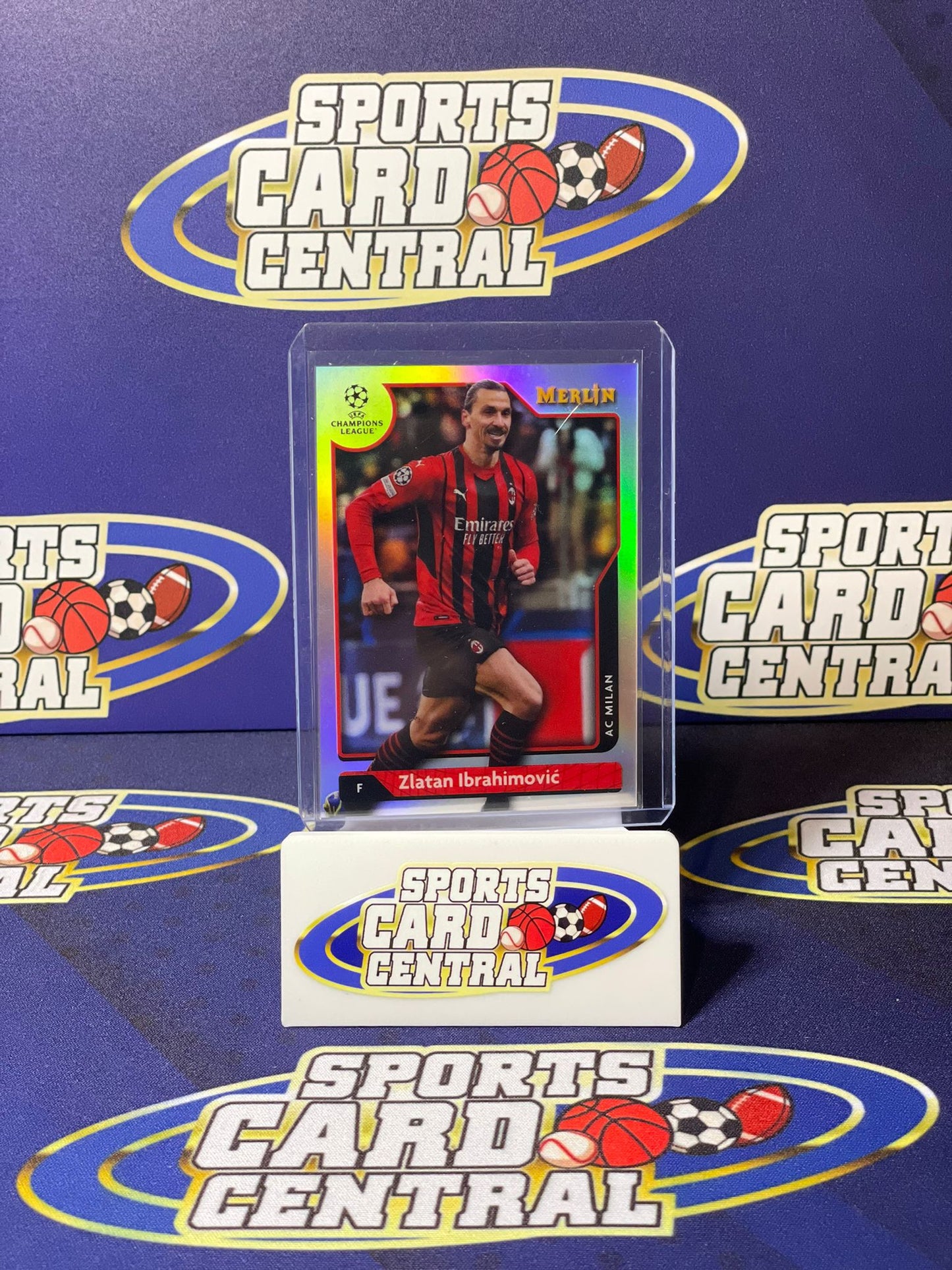 2021 Topps Chrome Merlin Refractor Zlatan Ibrahimovic