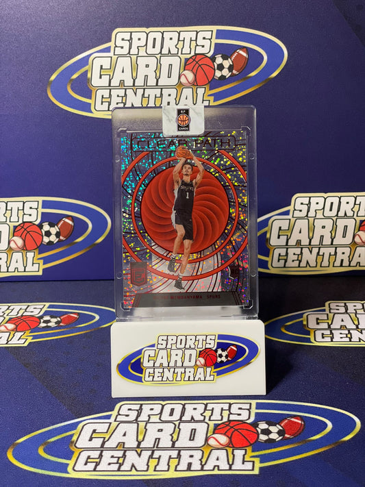 2023 Panini Elite Clear Path Red Victor Wembanyama