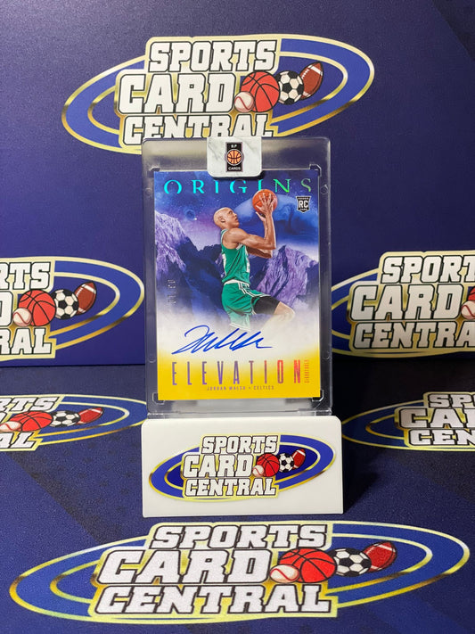 2023 Panini Origin Jordan Walsh Elevation Auto Gold /10