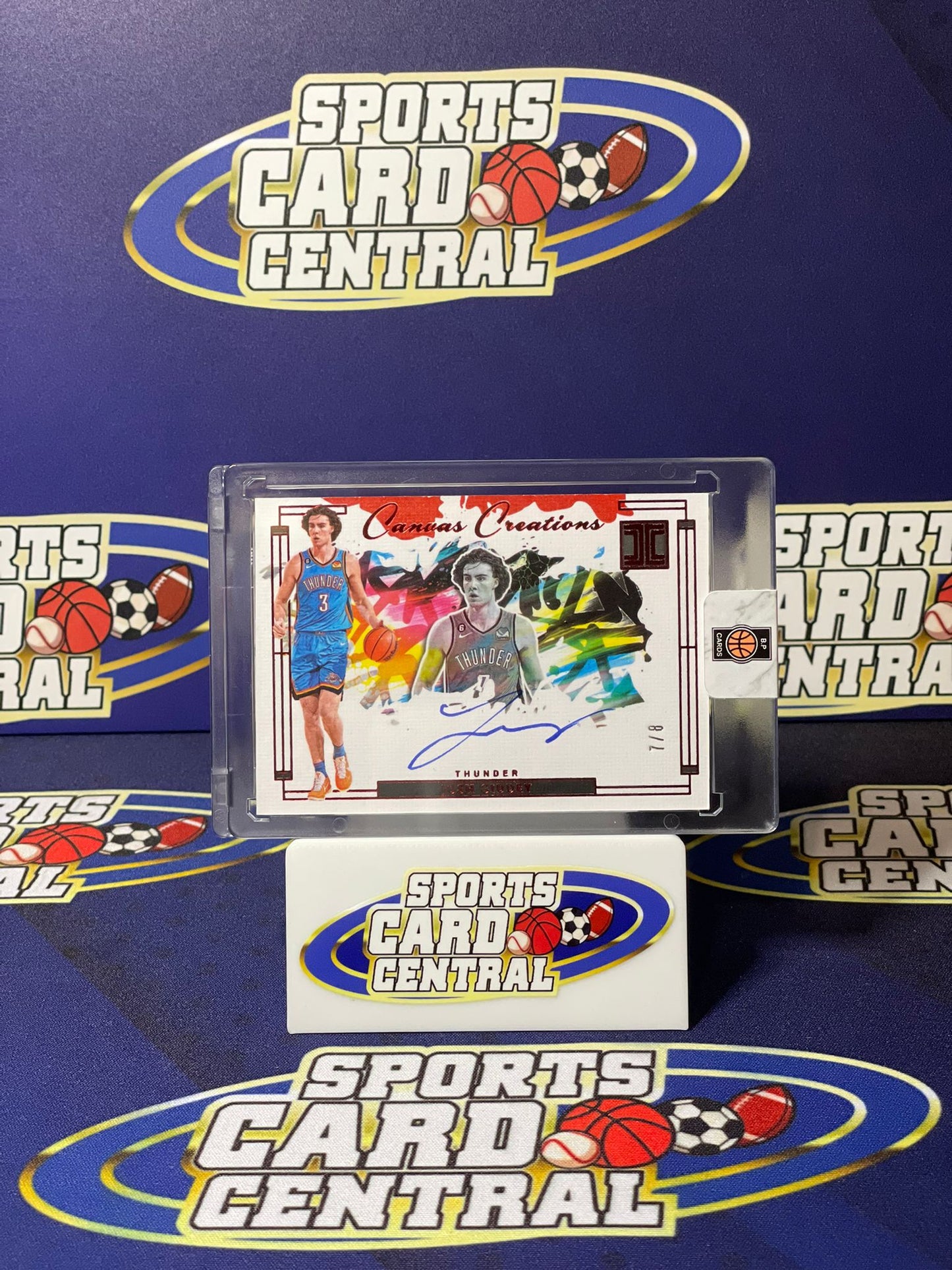 2023 Panini Impeccable Josh Giddey Canvas Creations /8