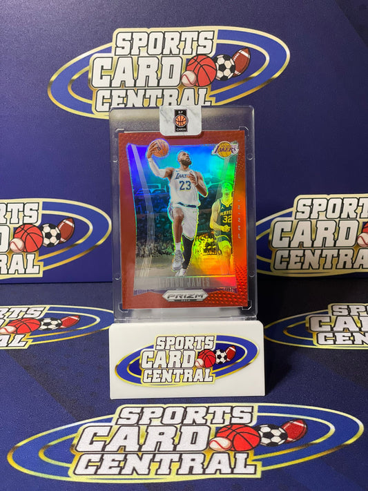 2023 Panini Prizm Deca LeBron James Red /199