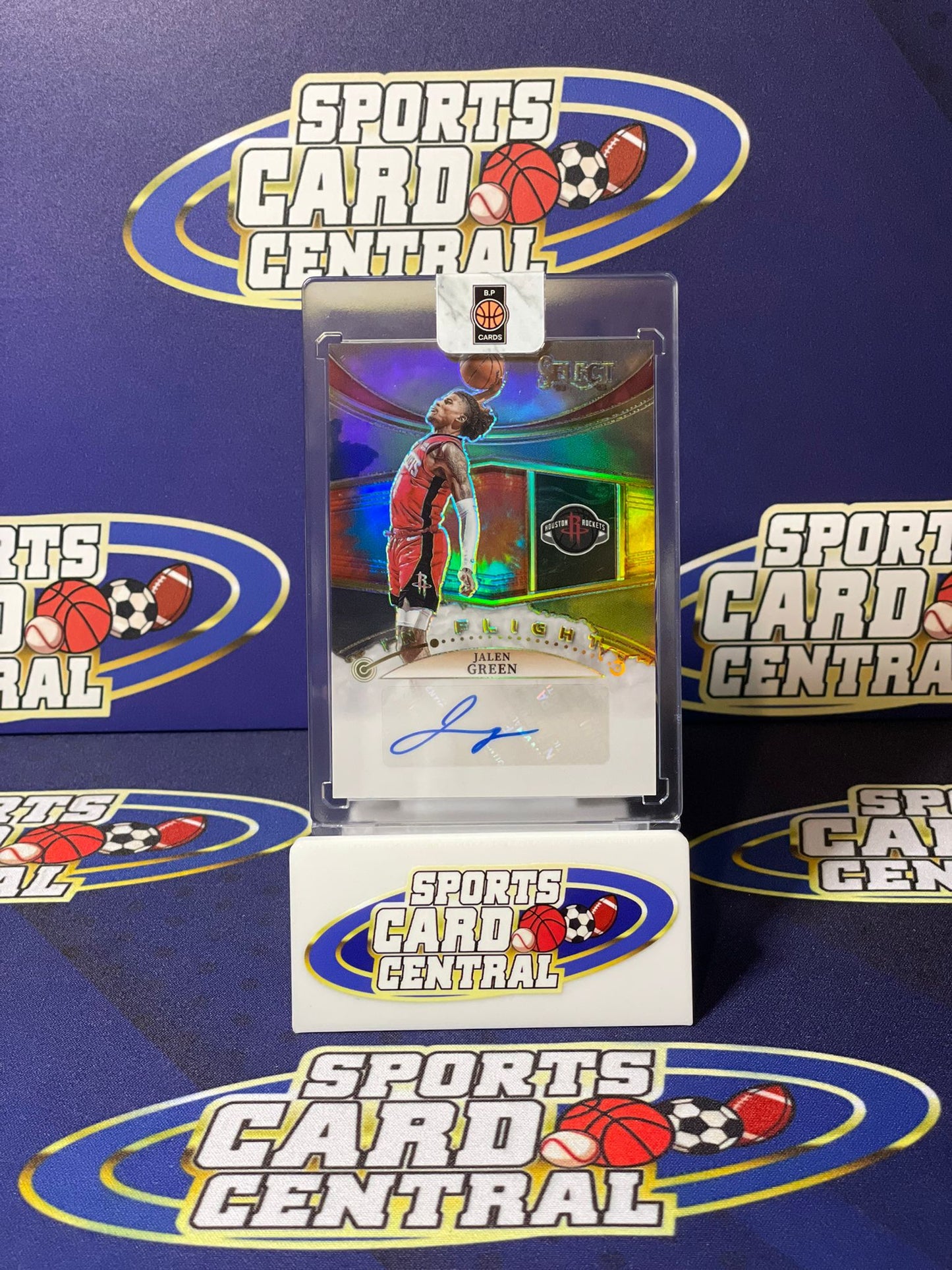 2022 Panini Select Jalen Green In Flight Autograph /25