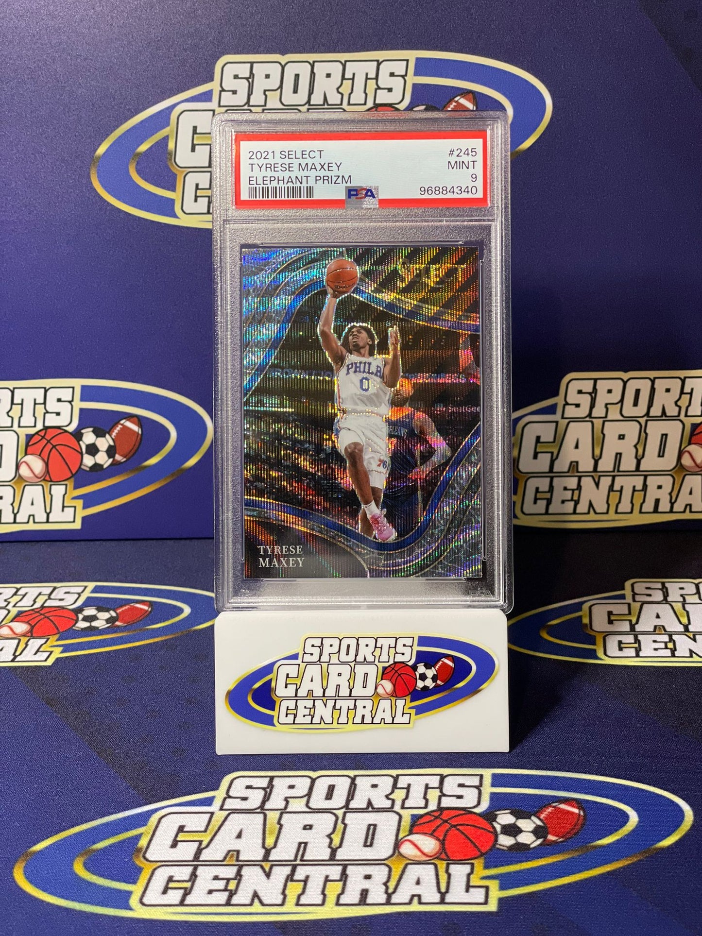 2021 Select Tyrese Maxey Elephant Prizm SSP