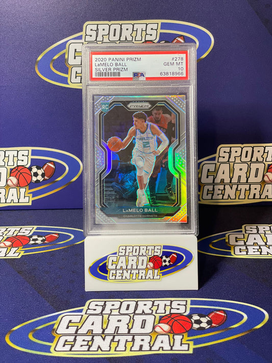 2020 Panini Prizm Lamelo Ball Silver PSA 10