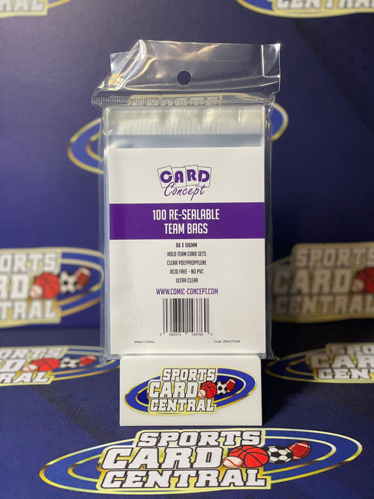 Team Bags - 100pcs Re-sealable