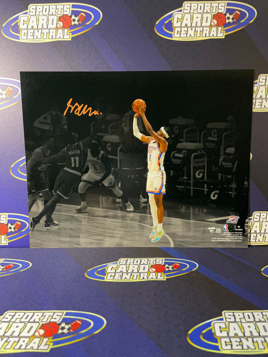 Shai Gilgeous - Alexander Signature Photograph