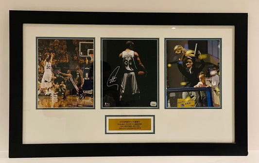 Stephen Curry Framed Autograph Pictures