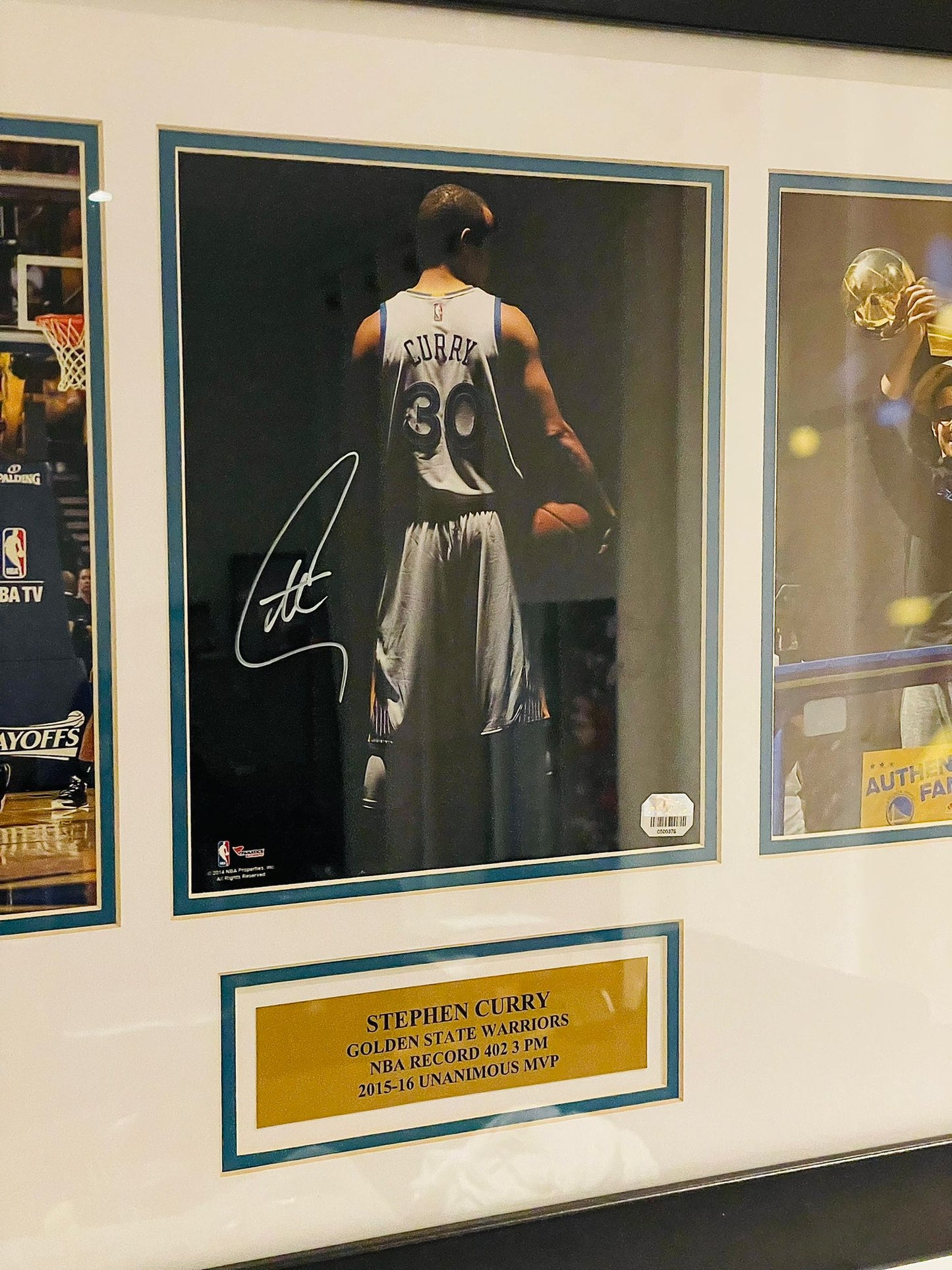 Stephen Curry Framed Autograph Pictures