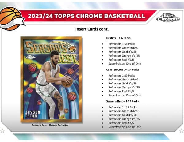 2023-24 Topps Chrome Hobby Box