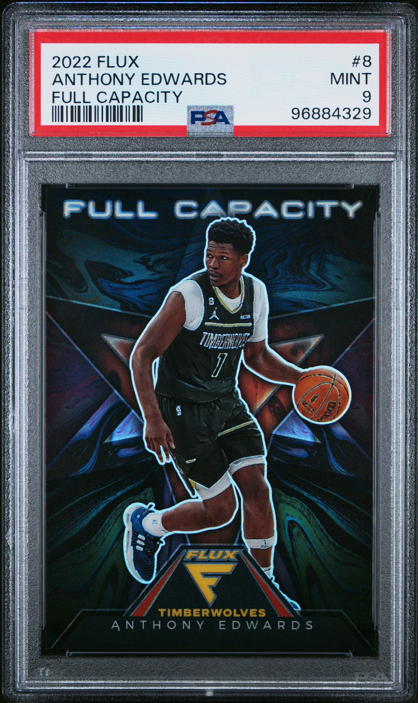2022 Flux Anthony Edwards Full Capacity PSA 9