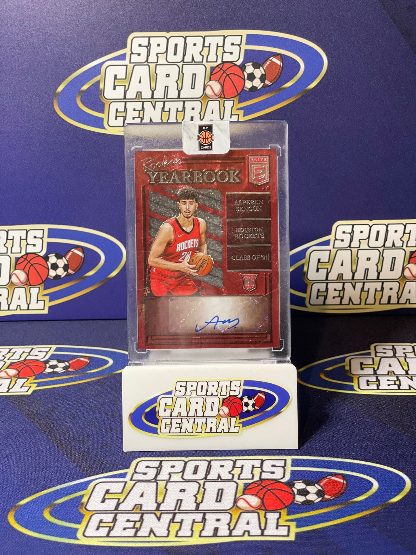 2021 Panini Elite Alperen Sengun Rookie Yearbook