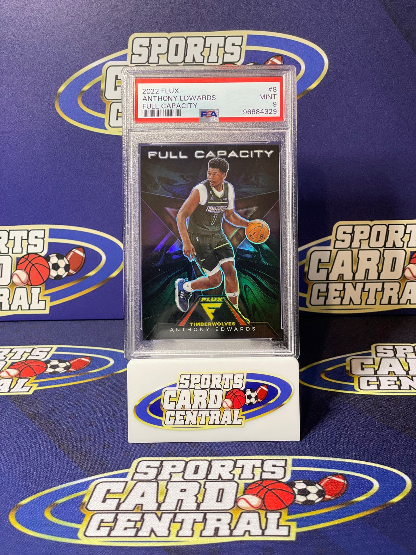 2022 Flux Anthony Edwards Full Capacity PSA 9