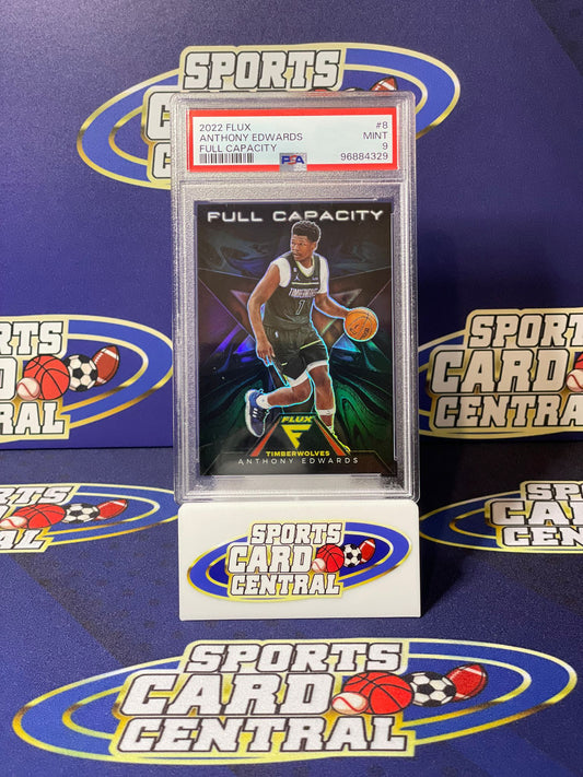 2022 Flux Anthony Edwards Full Capacity PSA 9
